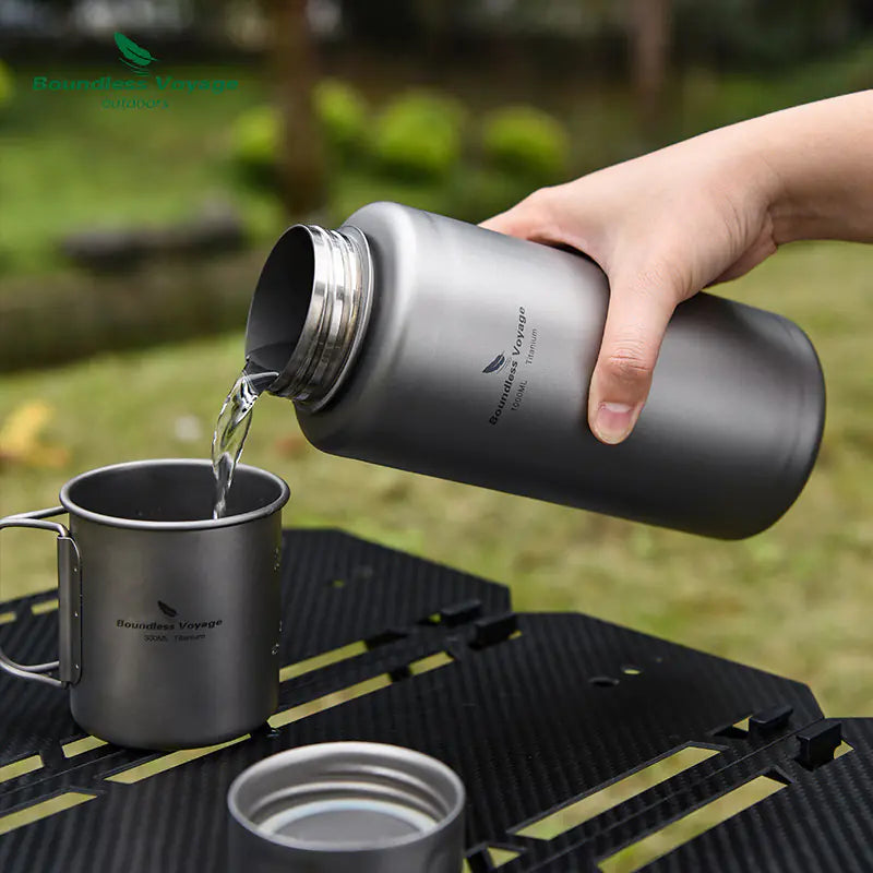 Titanium Outdoor Water Bottle